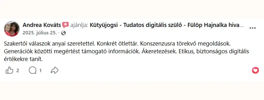 kovats andrea velemeny - Főoldal - Digitális szakértő